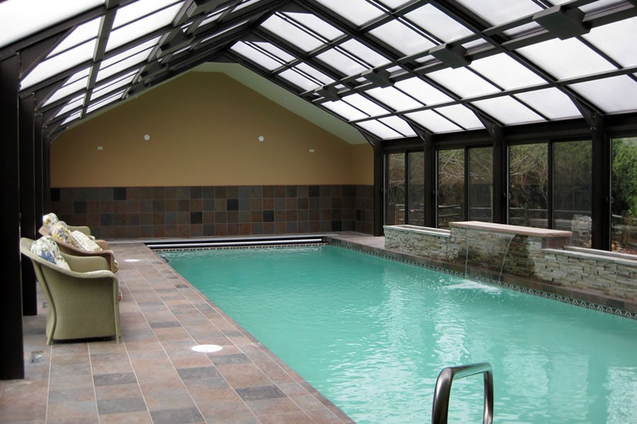 private indoor heated pool